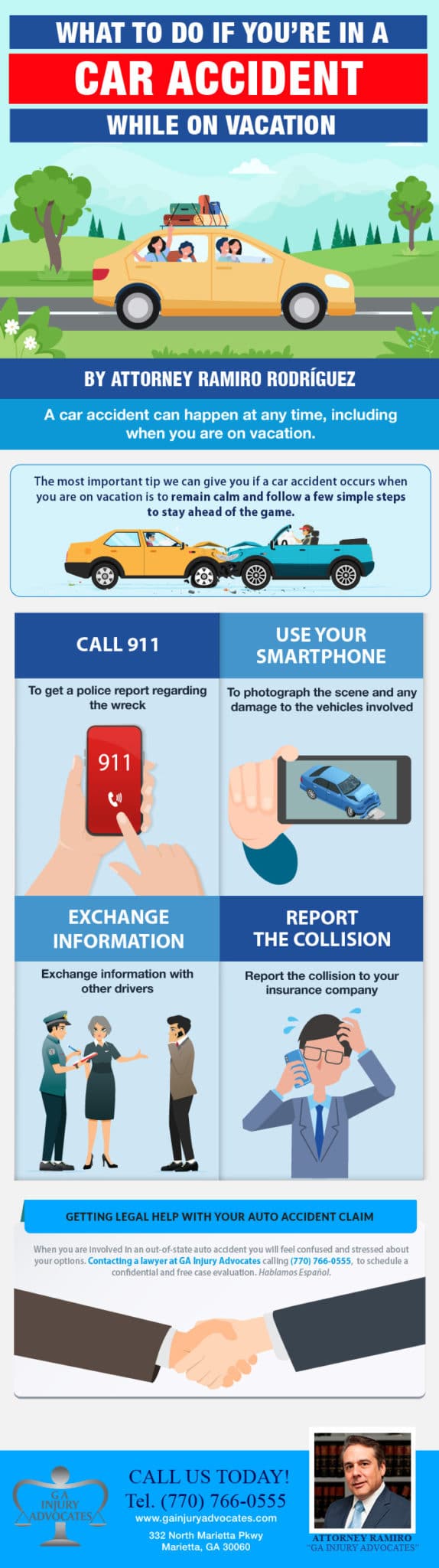 What To Do If Youre In A Car Accident While On Vacation