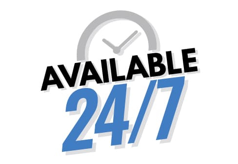24/7 available