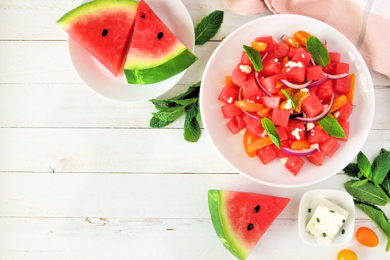 Tomato and Watermelon Salad (Yes, Really!)